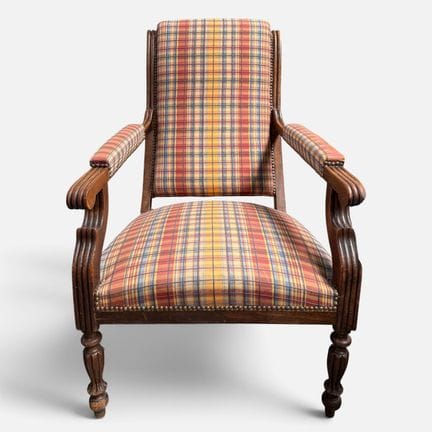 Louis Philippe Sessel aus lackiertem Buchenholz.
P