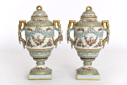 DRESDE. Estilo LXVI.
Época de Napoleón III.
Par de