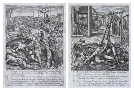 GIOVANNI BATTISTA CAVALIERI (c.1525-1601)
Paire de