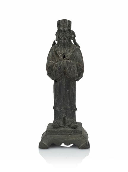 CINA DEL PERIODO MING
Statuetta di un dignitario

