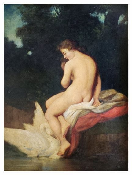 ECOLE FRANCAISE, XIXème SIECLE
Léda et le Cygne

H