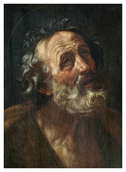 GUIDO RENI (1575-1642), attribué
Tête de vieillard