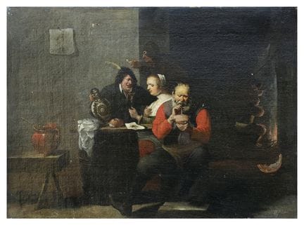ECOLE HOLLANDAISE XVII-XVIIIème SIECLE
Scène de ta