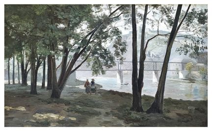 EMILE ISENBART (1846-1921)
Pont ferroviaire de Riv