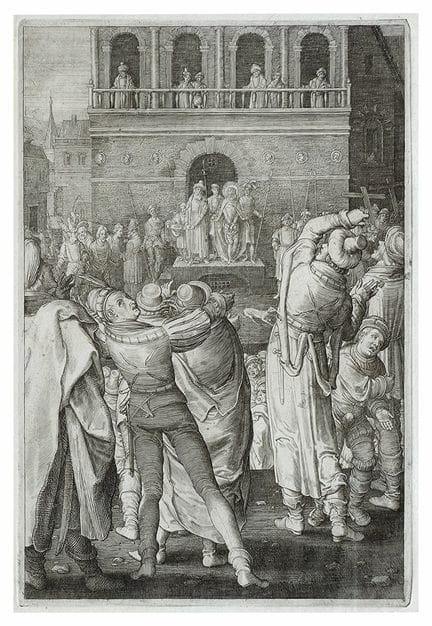 NICOLAES DE BRUYN (1571-1656)
"Ecce Homo"

Incisio