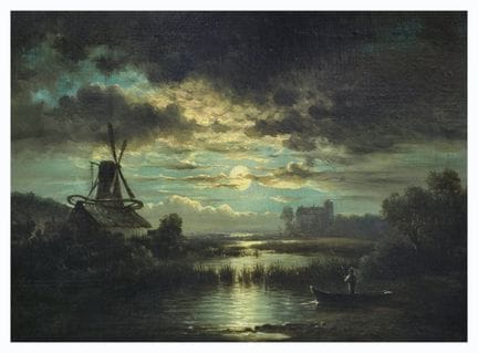 EDWARD WILLIAMS (1781-1855)
Pêcheur sur la Tamise 