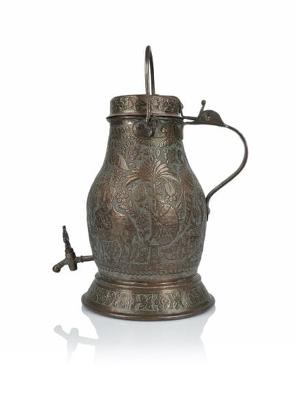 VENICE, 18TH CENTURY
Engraved copper water fountai