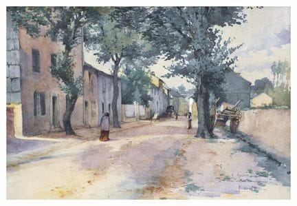 FRANÇOIS de FOSSA (1861–1936)
Das lebhafte Dorf

A