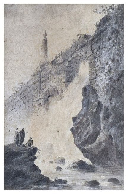HUBERT ROBERT (1733–1808), attributed
The Great Wa