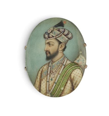 MINIATURE MOGHOLE,  INDES XVIIIème SIECLE
Portrait