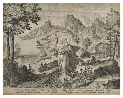 JOHANN SADELER I (1550–1600), según MAERTEN de VOS