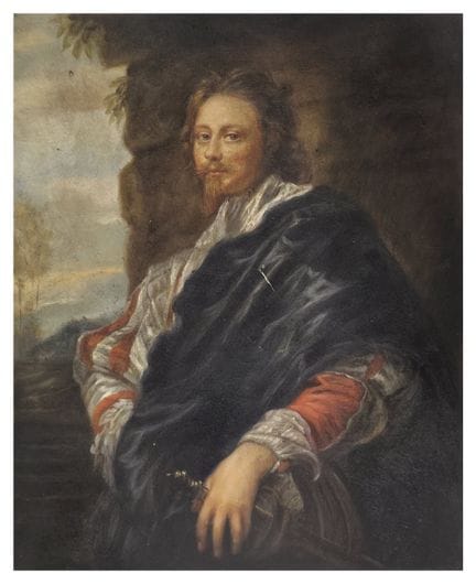 D'APRES ANTOINE VAN DYCK (1599-1641)
Portrait de N