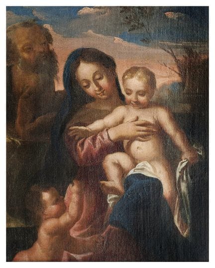 ECOLE BOLOGNAISE DU XVIIème SIECLE
La Sainte Famil