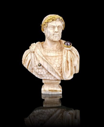 ITALY, 18th–19th CENTURY
Bust of Emperor Hadrian

