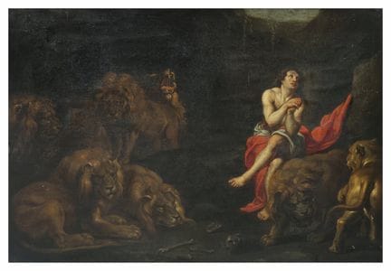 D'APRES PIERRE-PAUL RUBENS (1577-1640)
Daniel dans