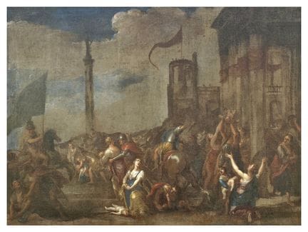 JOHANN HEINRICH SCHÖNFELD (1609–1684), cercle
Le M