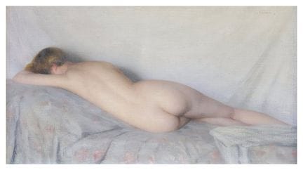 CHARLES CLEMENT PERRON (1893-1958)
Nu allongé de d