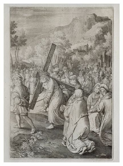 NICOLAES DE BRUYN (1571-1656) DA UN'OPERA DI HENDR