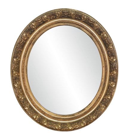 CADRE-MIROIR OVALE ANCIEN, FRANCE ca. 1900


Grand