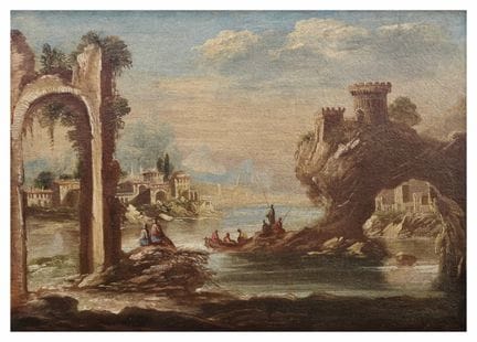 ECOLE VENITIENNE XVIII-XIXème SIECLE
Capriccio

Hu