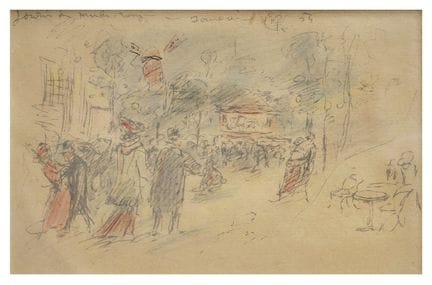 AUGUSTIN GRASS-MICK (1873-1963)
«Jardín del Moulin