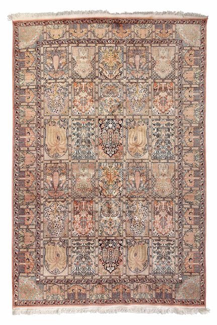 GRAN ALFOMBRA ORIENTAL DE HAMADÁN CON MOTIVOS DE J