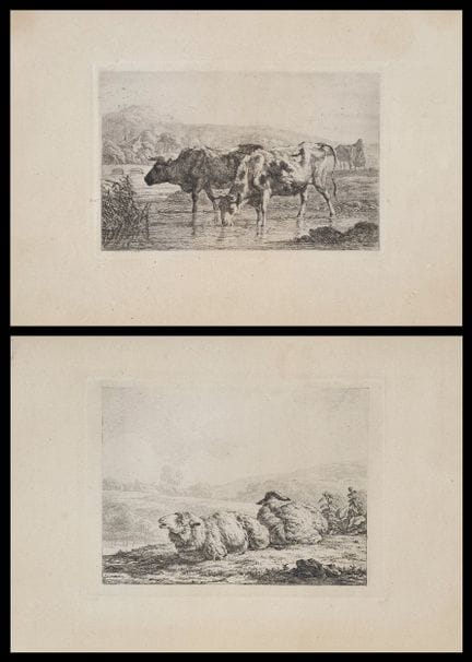 THEODORE FABER (1782-1844)
Vacas y ovejas

Serie d