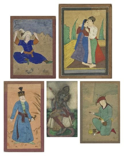 SUITE DE QUATRE MINIATURES


Tempera sur papier ma