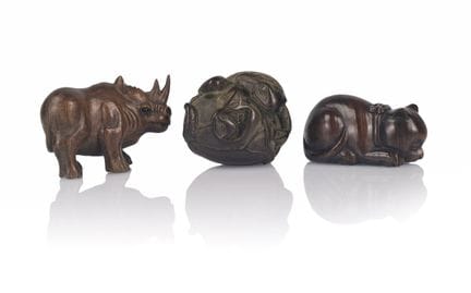 LOT DE TROIS NETSUKE, JAPON XXème SIECLE


Le prem