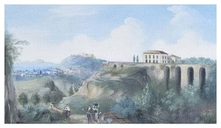 ECOLE ITALIENNE, XIXème SIECLE
Veduta della casina