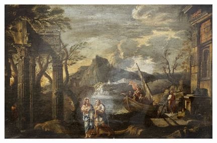GIOVANNI GHISOLFI (1623/32-1683), attribué
Le reto