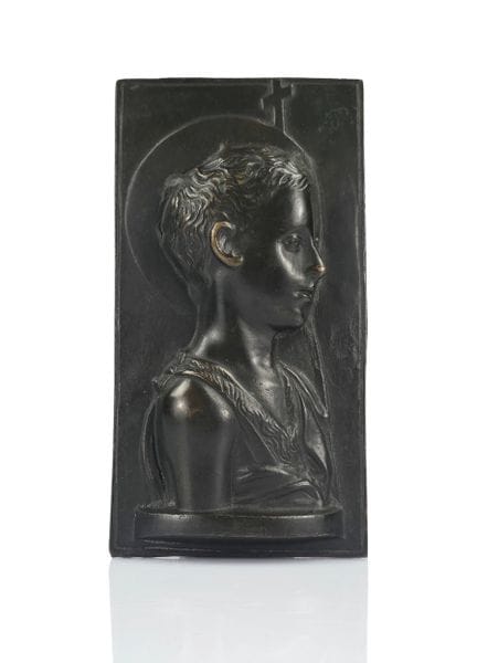 SEGÚN DESIDERIO DA SETTIGNANO
Busto de perfil del 