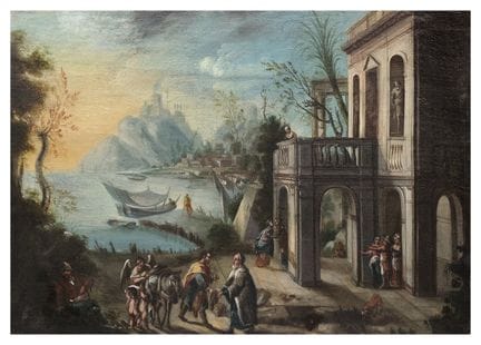 ECOLE ITALIENNE XVII-XVIIIème SIECLE
Le Retour du 