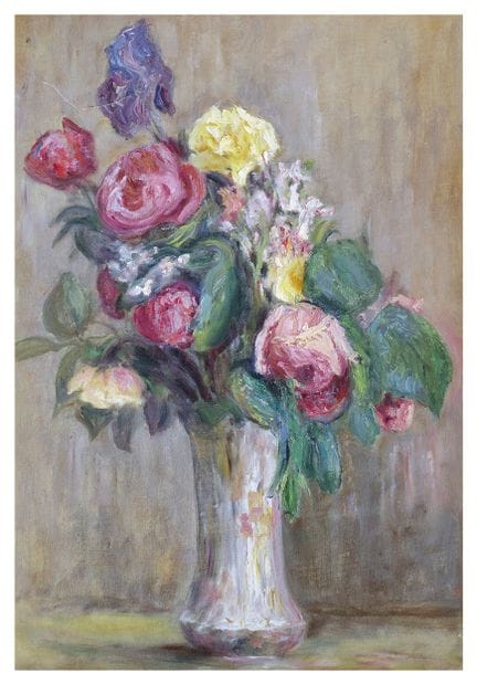 ECOLE FRANCAISE, XXème SIECLE
Bouquet de fleurs

H