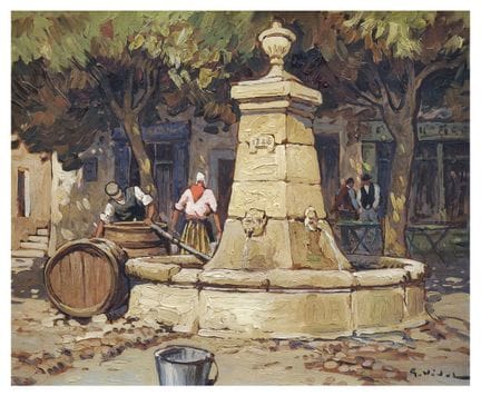 GUSTAVE VIDAL (1895–1966)
Brunnen in der Provence

