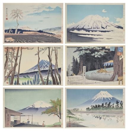 TOMIKICHIRŌ TOKURIKI (1902–2000)
LOT DE 6 ESTAMPES