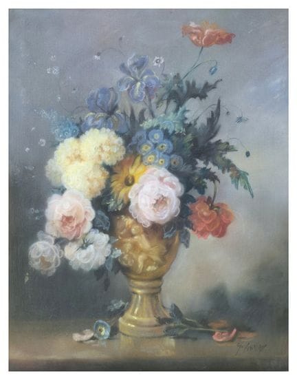 ECOLE FRANCAISE, XIXème SIECLE
Nature morte de fle