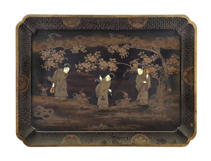 JAPÓN, ÉPOCA COLONIAL, hacia 1930
Bandeja grande

