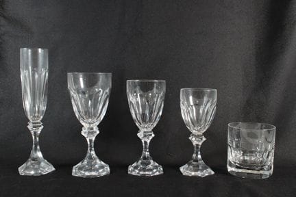 SAINT LOUIS - Chambord Model
Set of cut crystal gl