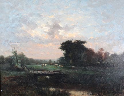 HANOTEAU, Hector (1823–1890)
Rural Landscape.
Oil 