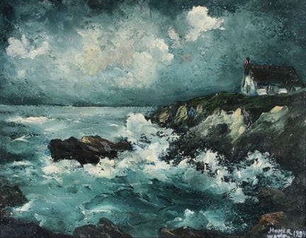 WATSON, Homer Ransford (1855–1936)
Rough Sea.
Oil 