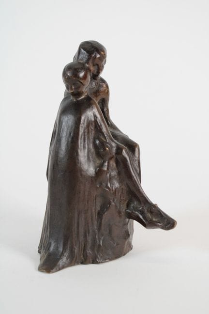JOZON Jeanne (1868–1946)
Two Young Girls.
Bronze c