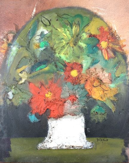 BELLAGHA Ali (1924-2006)
Bouquet of flowers.
Mixed