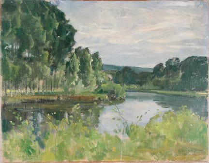 CHARAVEL, Paul (1877–1961)
Landscape of the Marne,