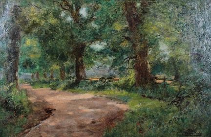 YEEND KING, Henri John (1855–1924)
Landscape.
Oil 