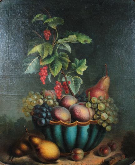 19th-Century School
Still lifes featuring baskets 