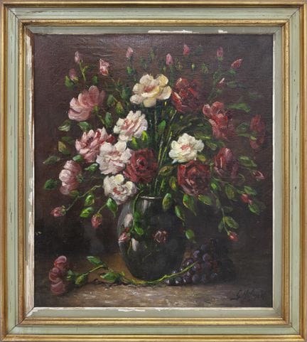 Gustave HELINCK (1884-1954) 
"NATURA MORTA CON VAS