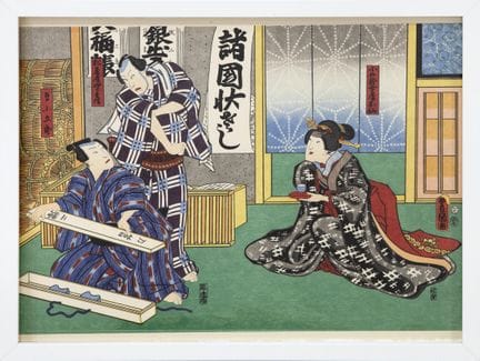 Utagawa TOYOKUNI (Edo, 1769 - 1825) 
XILOGRAFIA (V