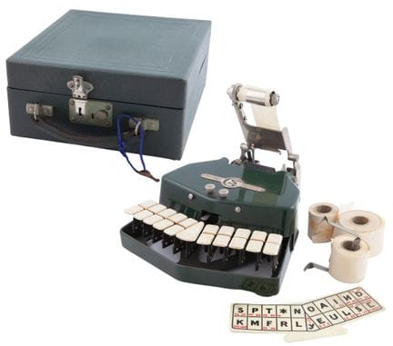 STENOTYP-MASCHINE DER MARKE GRAND JEAN. 50ER JAHRE