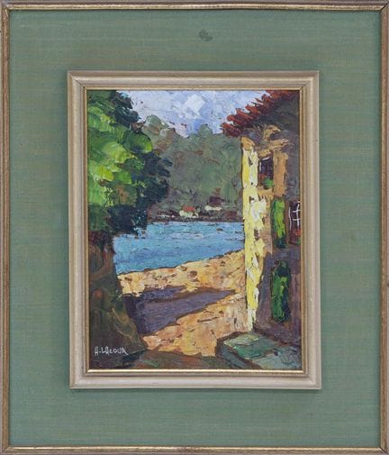 ARMAND LACOUR (Belgio 1919-1970) 
"CORSE, VICINO A